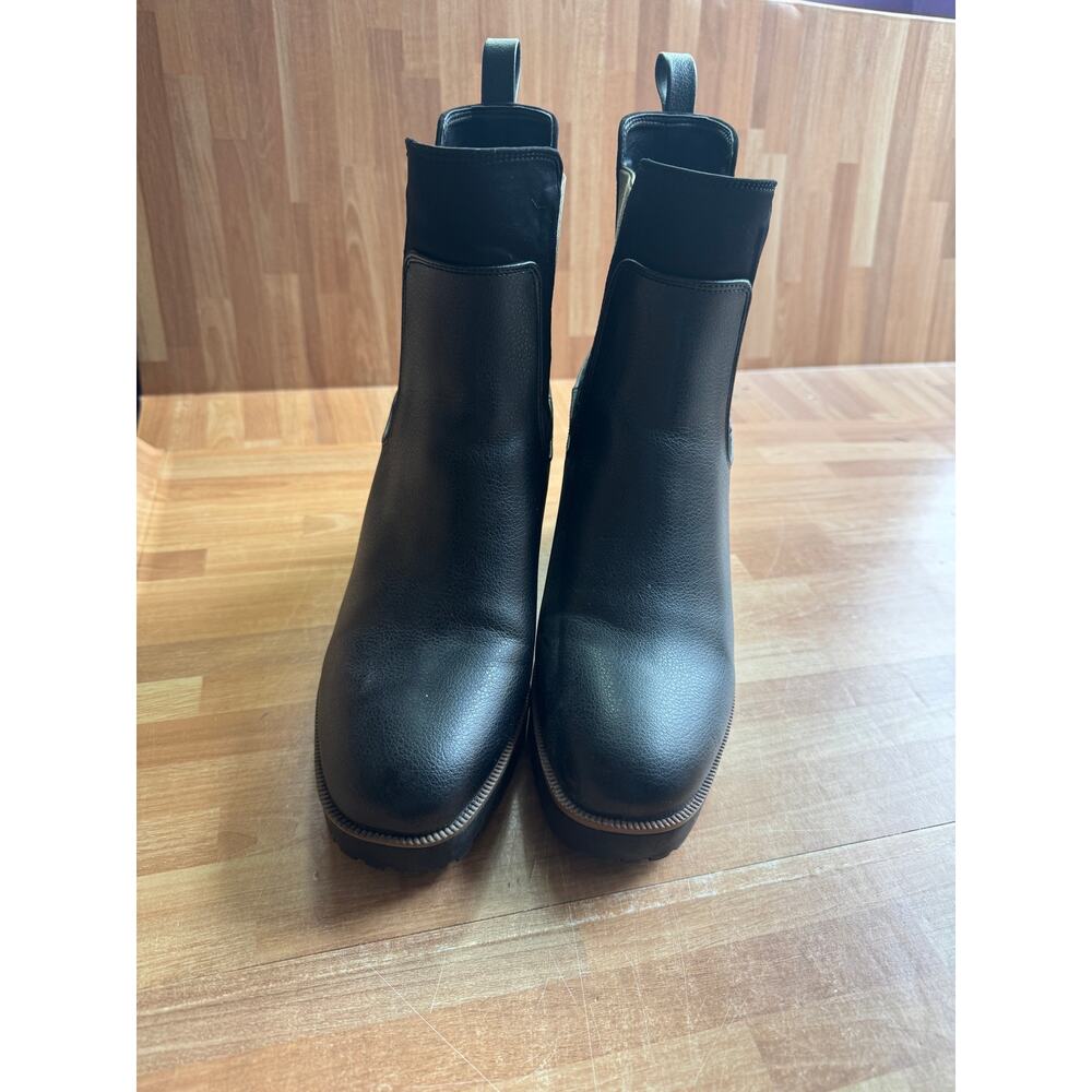 Chinese laundry black chunky booties size 9.5 - Picture 2 of 14